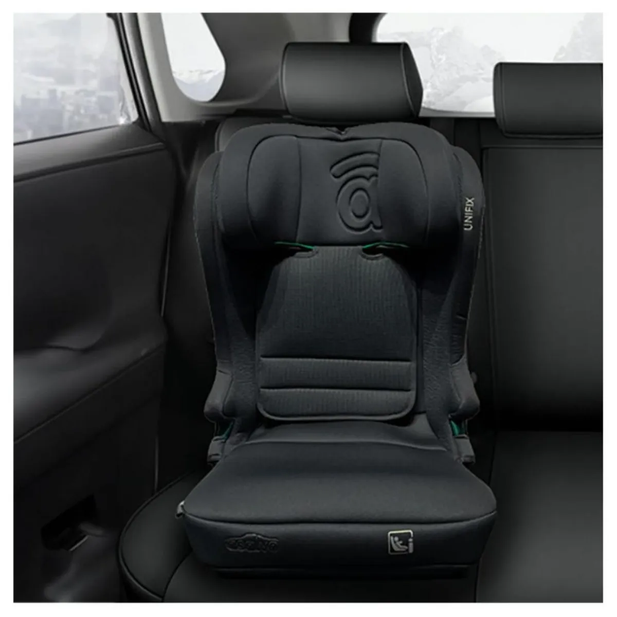 Hot - Silla de auto I-Size Unifix Negro 100-150 cm Sillas De Coche·Desde 100 A 150 Cm