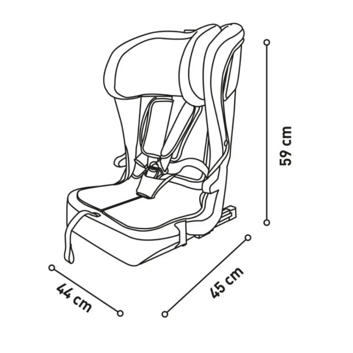Sale - Silla de auto Profix Negro 76-150 cm Sillas De Coche·Desde 76 A 150 Cm