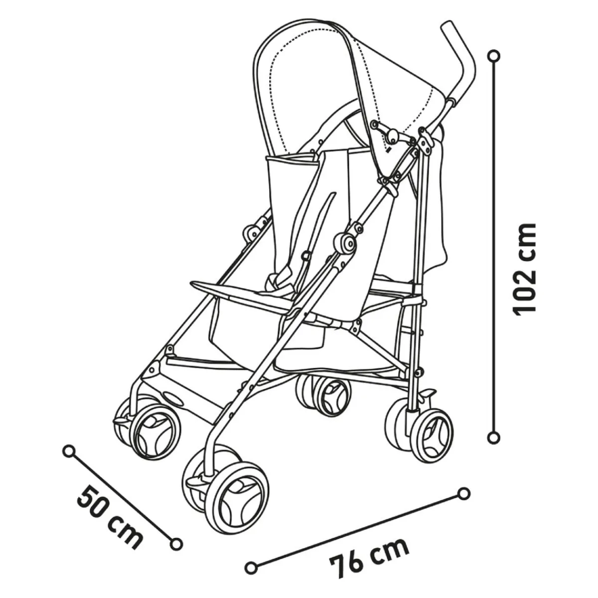 - Silla de Paseo Mombi Verde*ASALVO