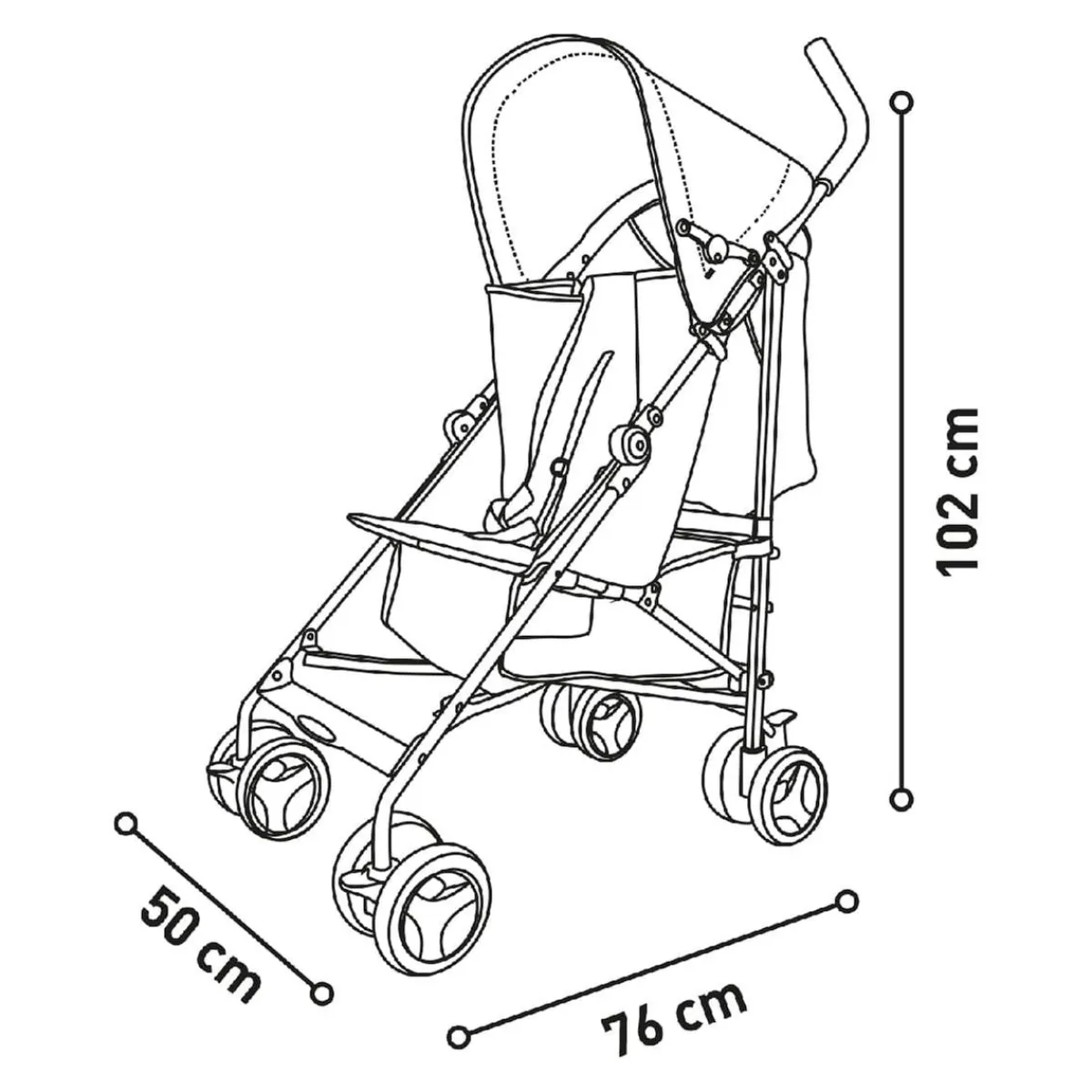 - Silla de Paseo Mombi Rosa*ASALVO Best