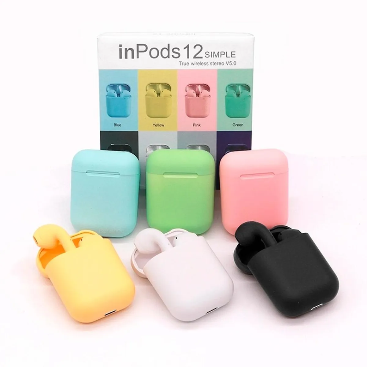 Auriculares Bluetooth INPODKLACK 12 Amarillo*KLACK EUROPE Sale