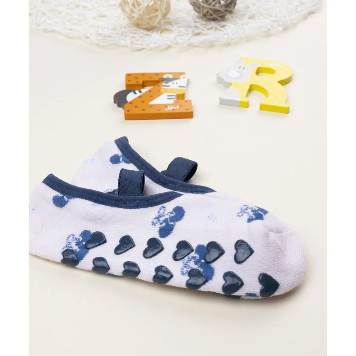 Bailarinas de punto rosa y azul para niña*Prenatal New