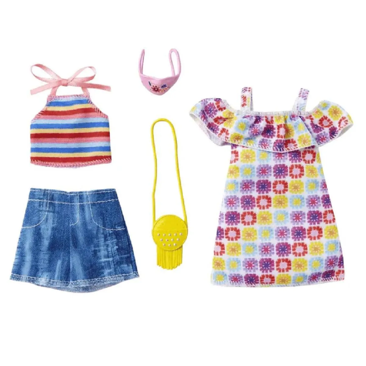 Barbie - 2 pack de vestidos y accesorios de moda (Varios modelos)*MATTEL Best