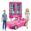 Discount - y Ken con vehículo y armario Muñecas