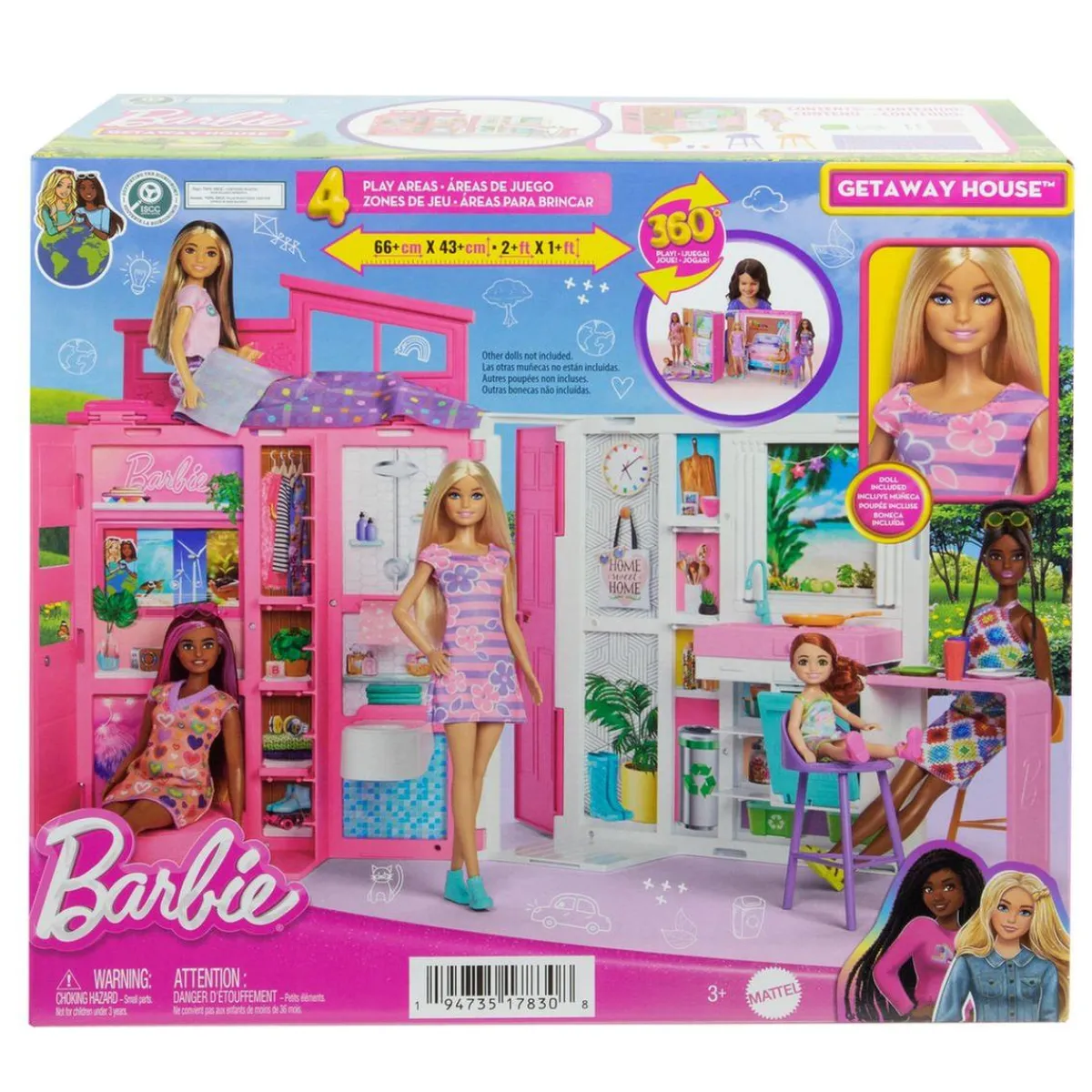 Outlet Barbie - Casa de Muñecas Escenario de Vacaciones ㅤ Muñecas