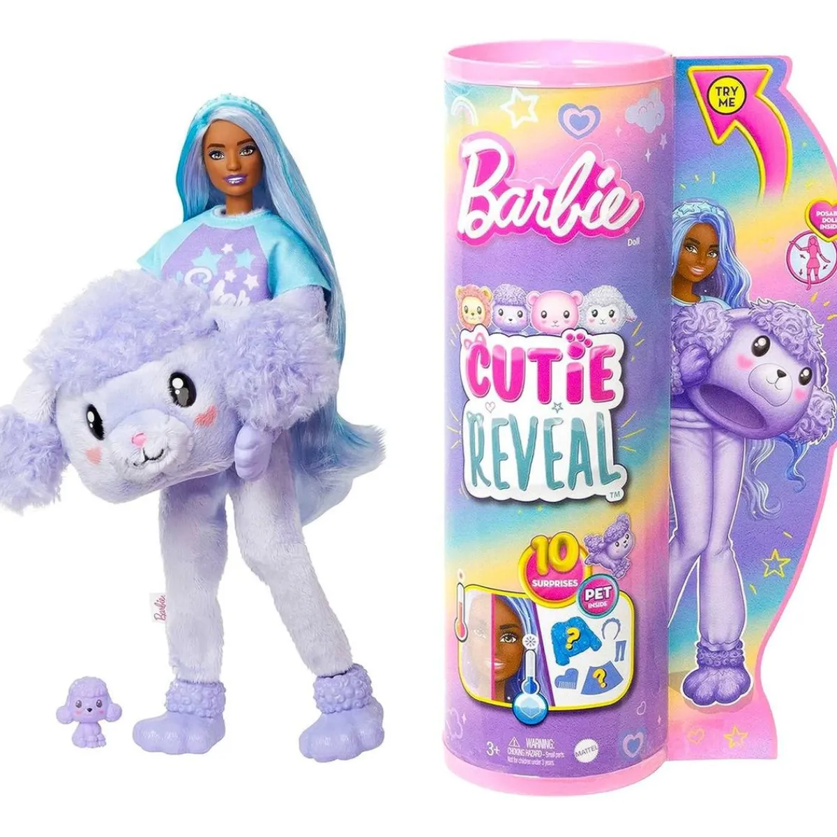 Barbie - Cutie Reveal Camisetas Cozy Caniche*MATTEL Hot