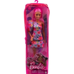 Barbie - Muñeca Fashionista con Gafas y Vestido Floral ㅤ*MATTEL