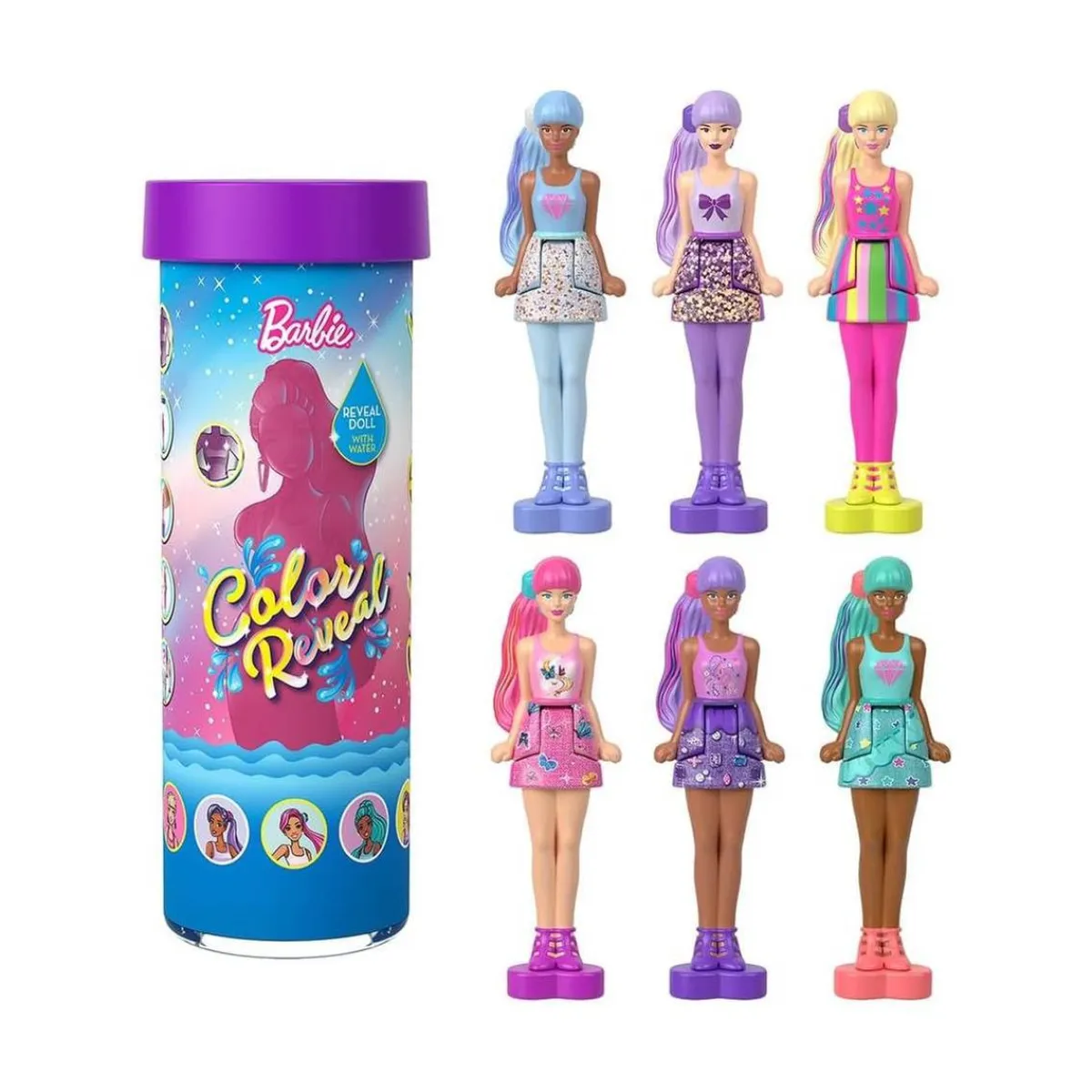 - Muñeca sorpresa Mini Land Color Reveal (Varios modelos) Muñecas