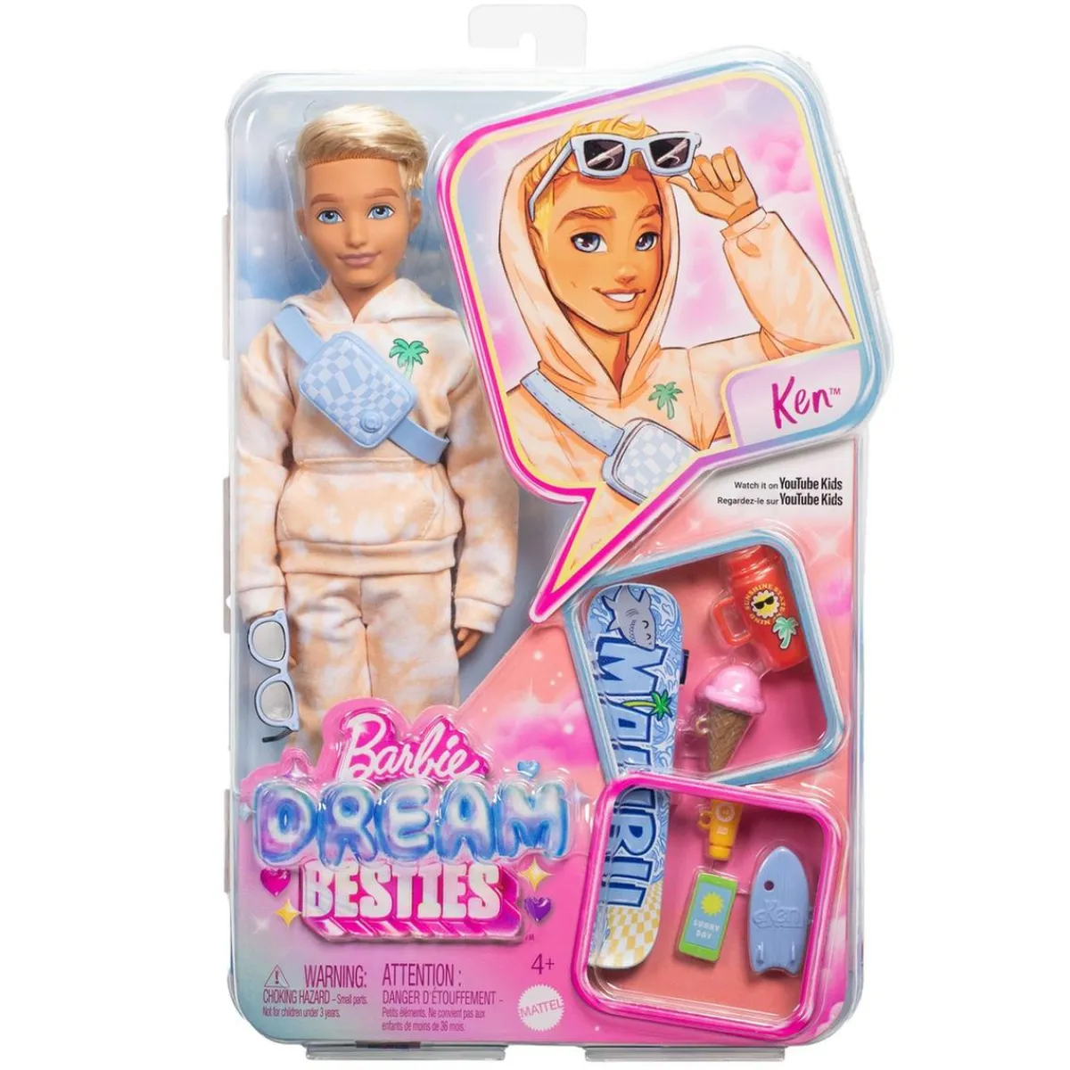 Hot Barbie - Muñeco Dream Besties Ken Muñecas