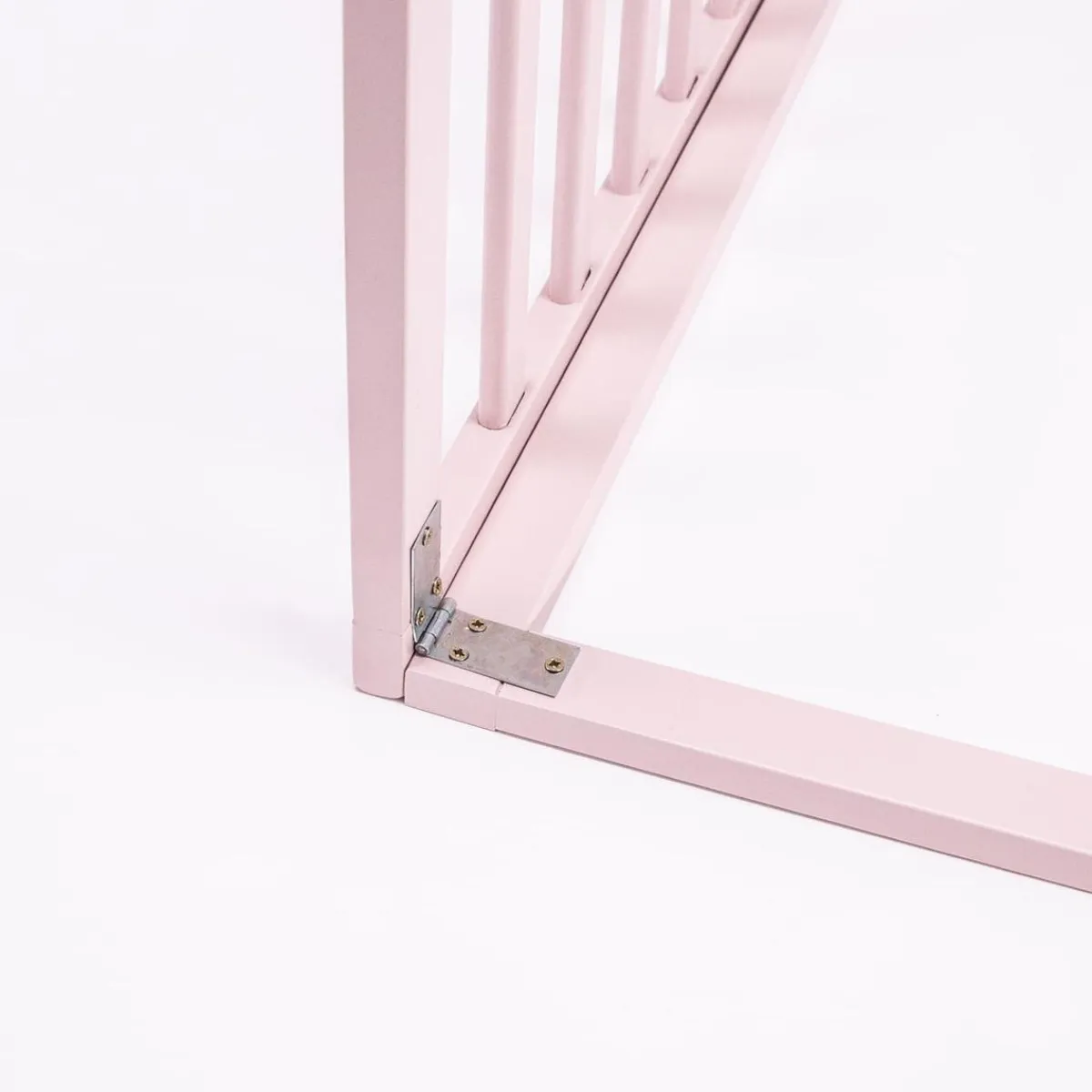 Outlet Barrera de cama de Madera Natural Rosa Seguridad·Antigolpes Y Reductores