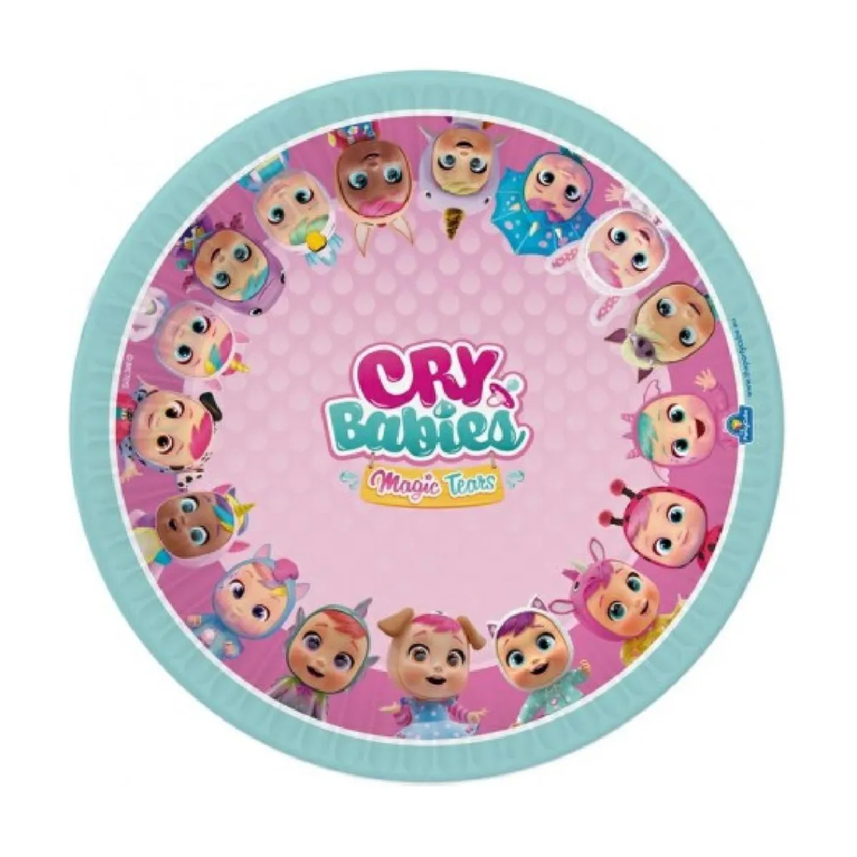 Bebés llorones - 8 Platos de Cartón 18 cm*TOYS "R" US