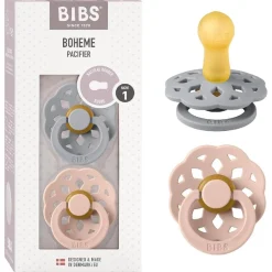 - Pack 2 chupetes Boheme 0-6 meses - Cloud/Blush*BIBS New