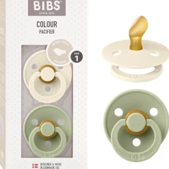 Sale - Pack 2 chupetes Colour 0-6 meses - Ivory/Sage Biberones Y Chupetes·Chupetes