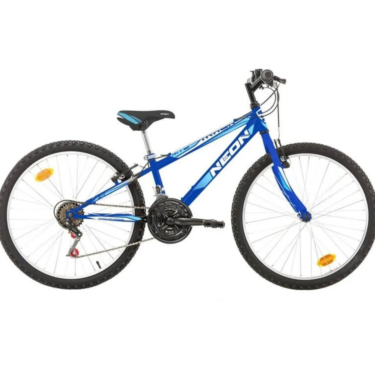 New Bicicleta Neon 24 Pulgadas Azul Bicicletas