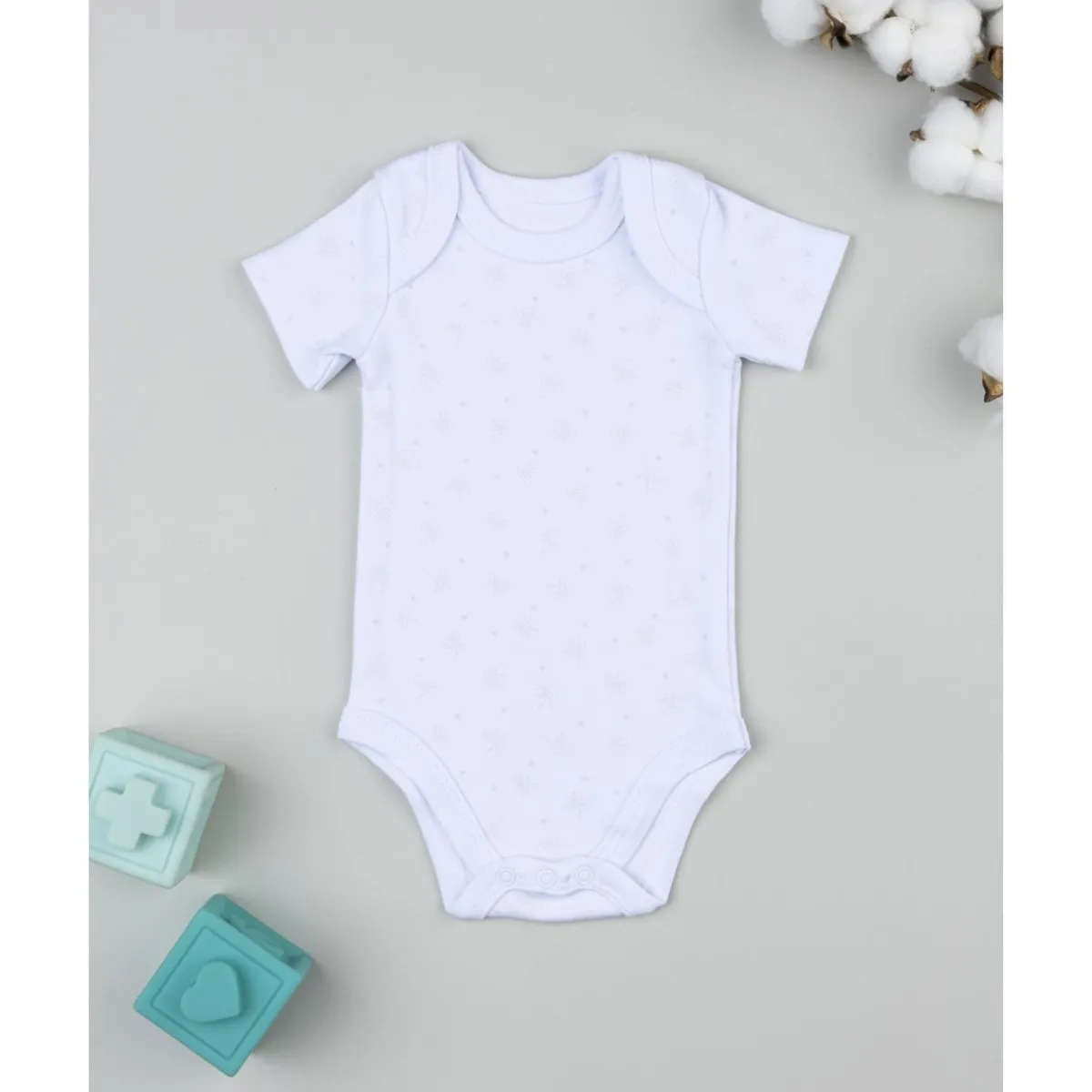 Discount Body de bebé blanco con estampado integral Ropa Y Accesorios·Bodies|Recién Nacido·Ropa Y Accesorios