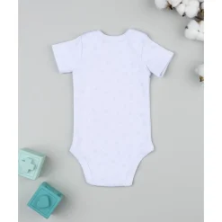 Discount Body de bebé blanco con estampado integral Ropa Y Accesorios·Bodies|Recién Nacido·Ropa Y Accesorios