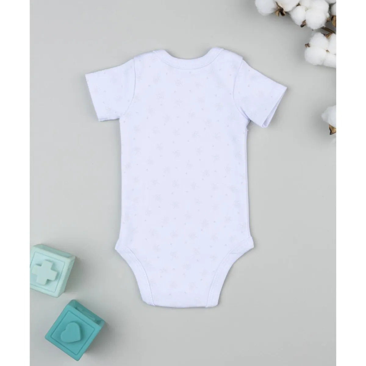 Discount Body de bebé blanco con estampado integral Ropa Y Accesorios·Bodies|Recién Nacido·Ropa Y Accesorios