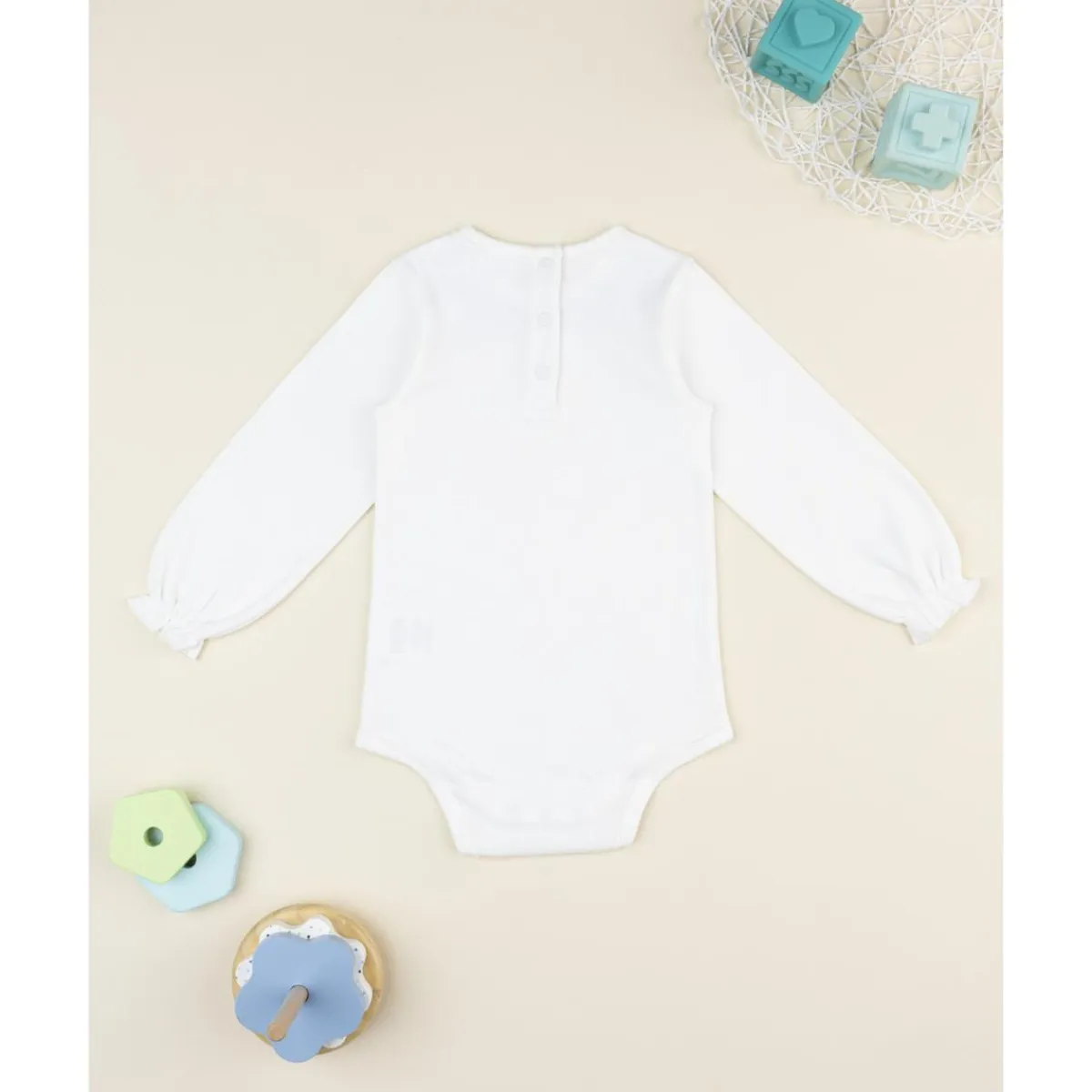 Sale Body de niña blanco con bordado floral Niña·Bebé Niña 3-36 Meses|Bebé Niña 3-36 Meses·Bodies
