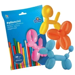 Hot Bolsa con 20 globos moldeables varios colores Artículos De Fiesta Y Regalos