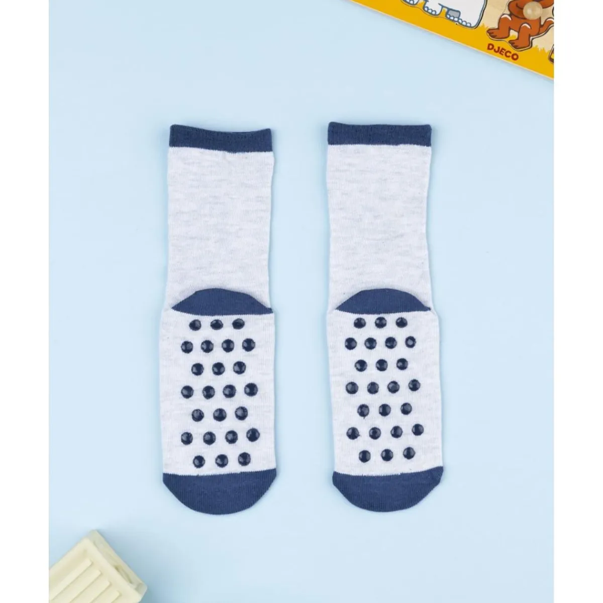 Hot Calcetines antideslizantes niño gris tigre Calzado Y Accesorios·Accesorios Y Complementos