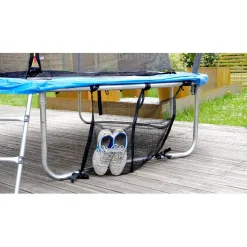 Hot Cama elástica exterior de 366 cm con red, escalera y refuerzo de protección Camas Elásticas