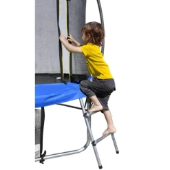 Cama elástica exterior de 427 cm con red, escalera y refuerzo de protección*SOULET Outlet