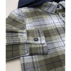 Camisa de franela con capucha para niño*Prenatal