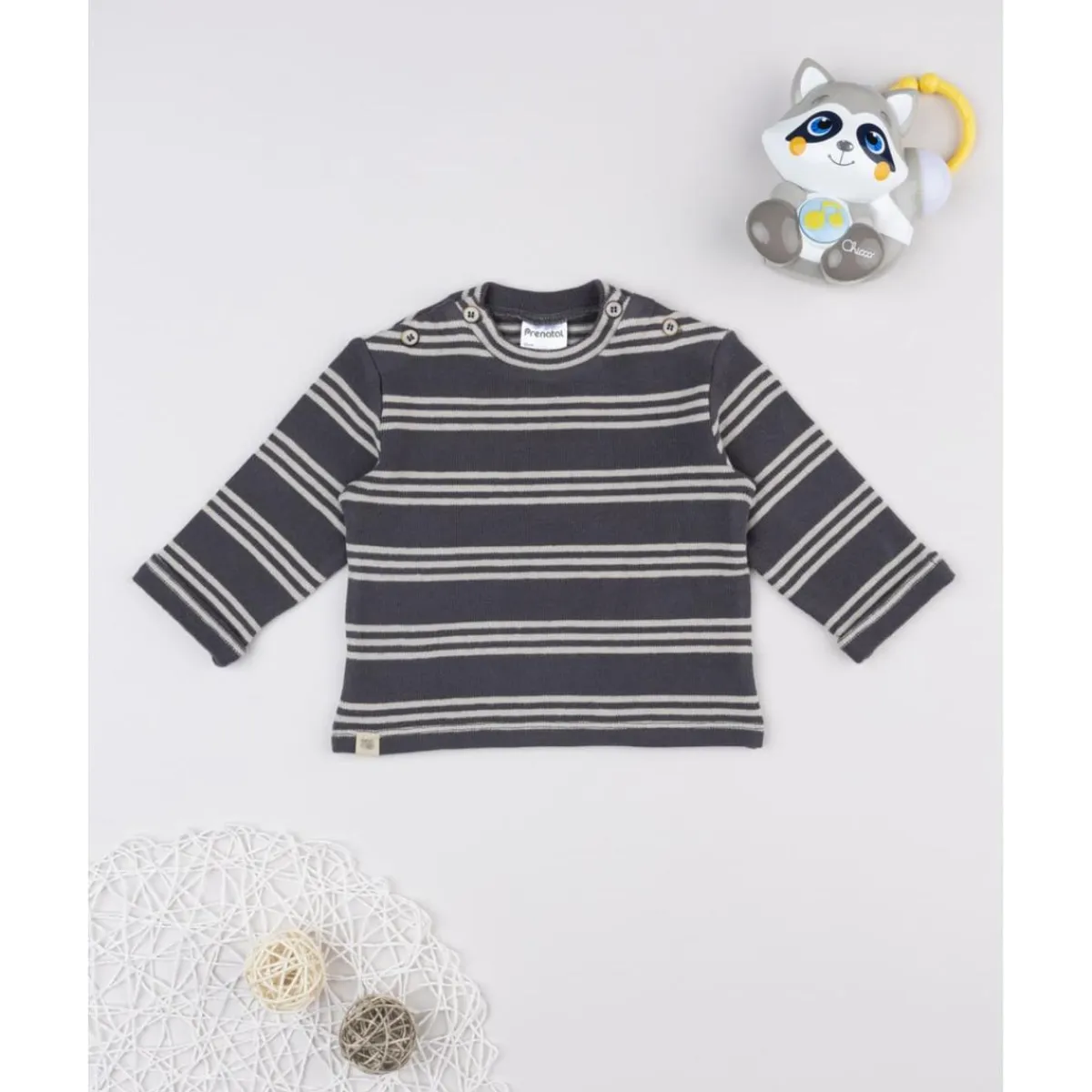 Camiseta niño gris y azul*Prenatal Best
