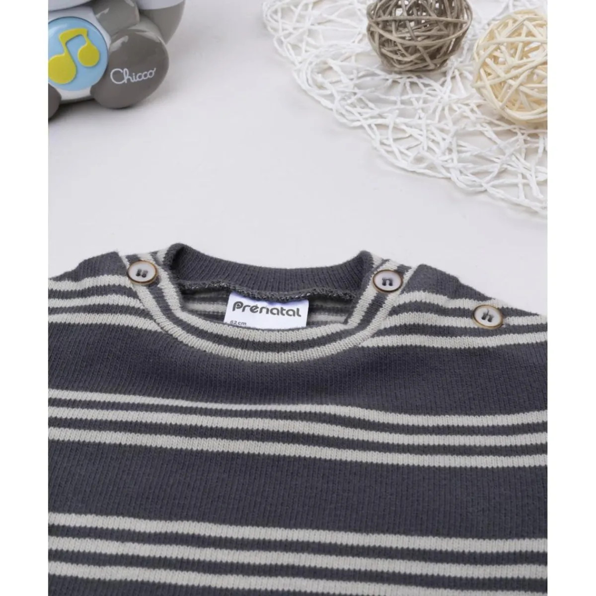 Camiseta niño gris y azul*Prenatal Best