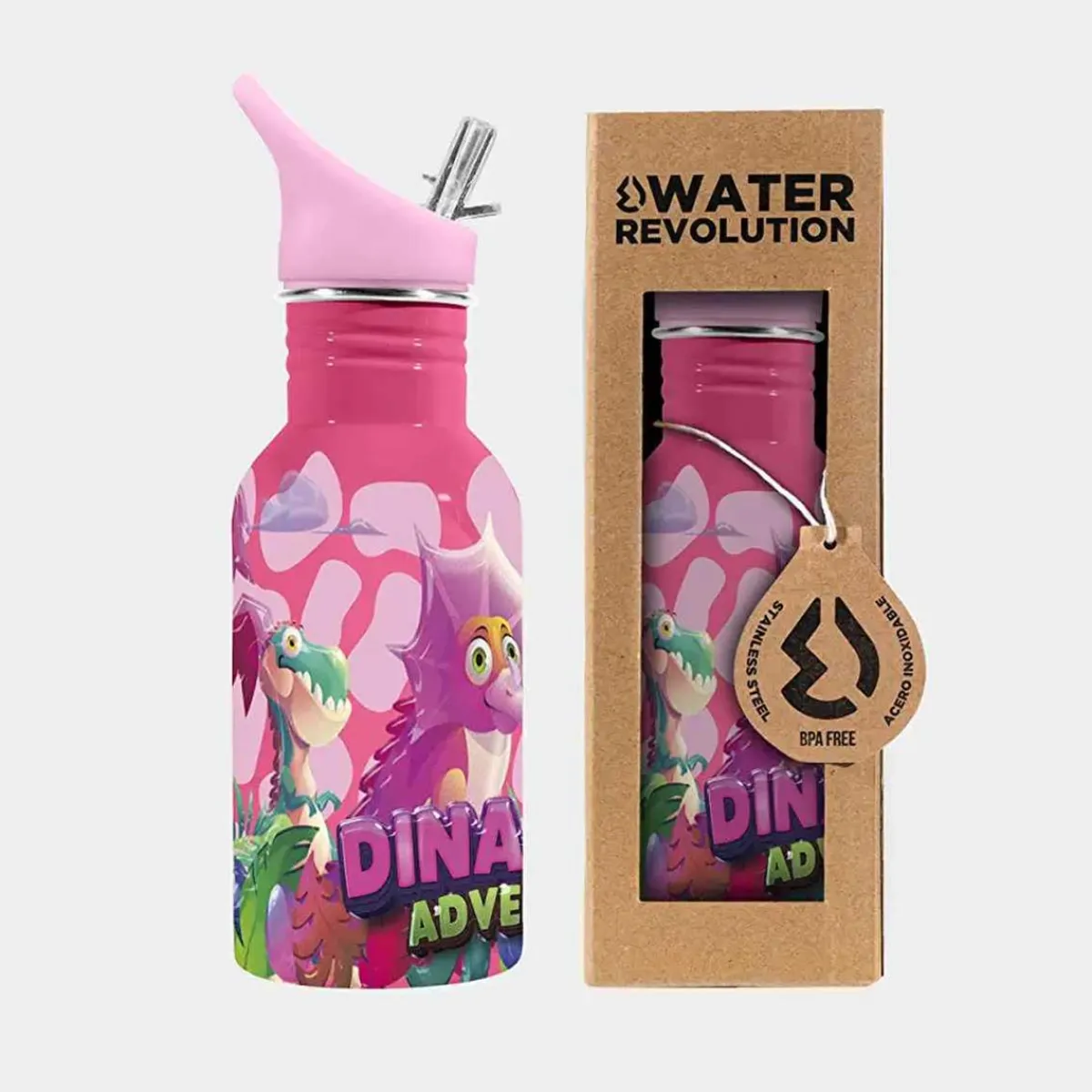 Cantimplora de acero inoxidable 500ml Dinaland ㅤ*CLASSICS REVOLUTION, S.L. Discount