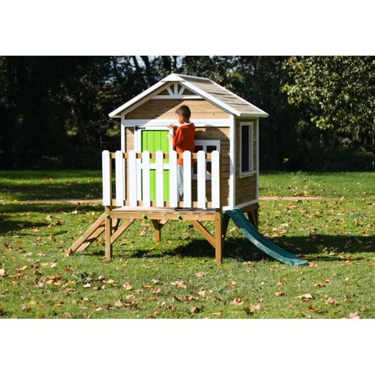 Casita elevada de madera Flam*MASGAMES New