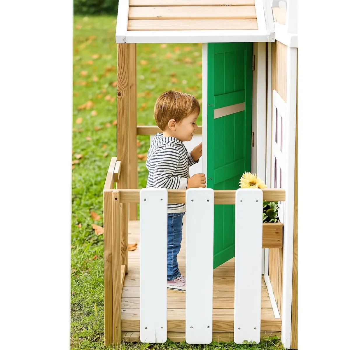 Casita infantil Olden de madera Verde*MASGAMES Best