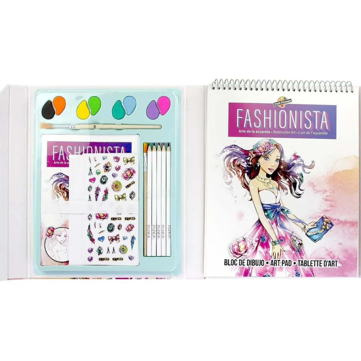 Clearance Toys - Juego creativo Fashionista Petit Picasso ㅤ Arte Y Manualidades
