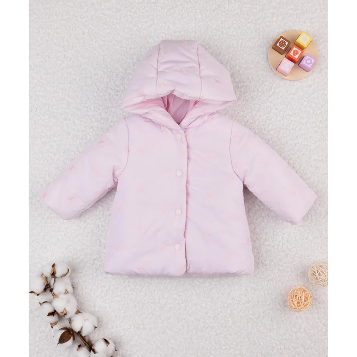 Online Chaqueta con capucha niña rosa Primeras Salidas·Abrigos Y Plumíferos|Recién Nacido·Primeras Salidas