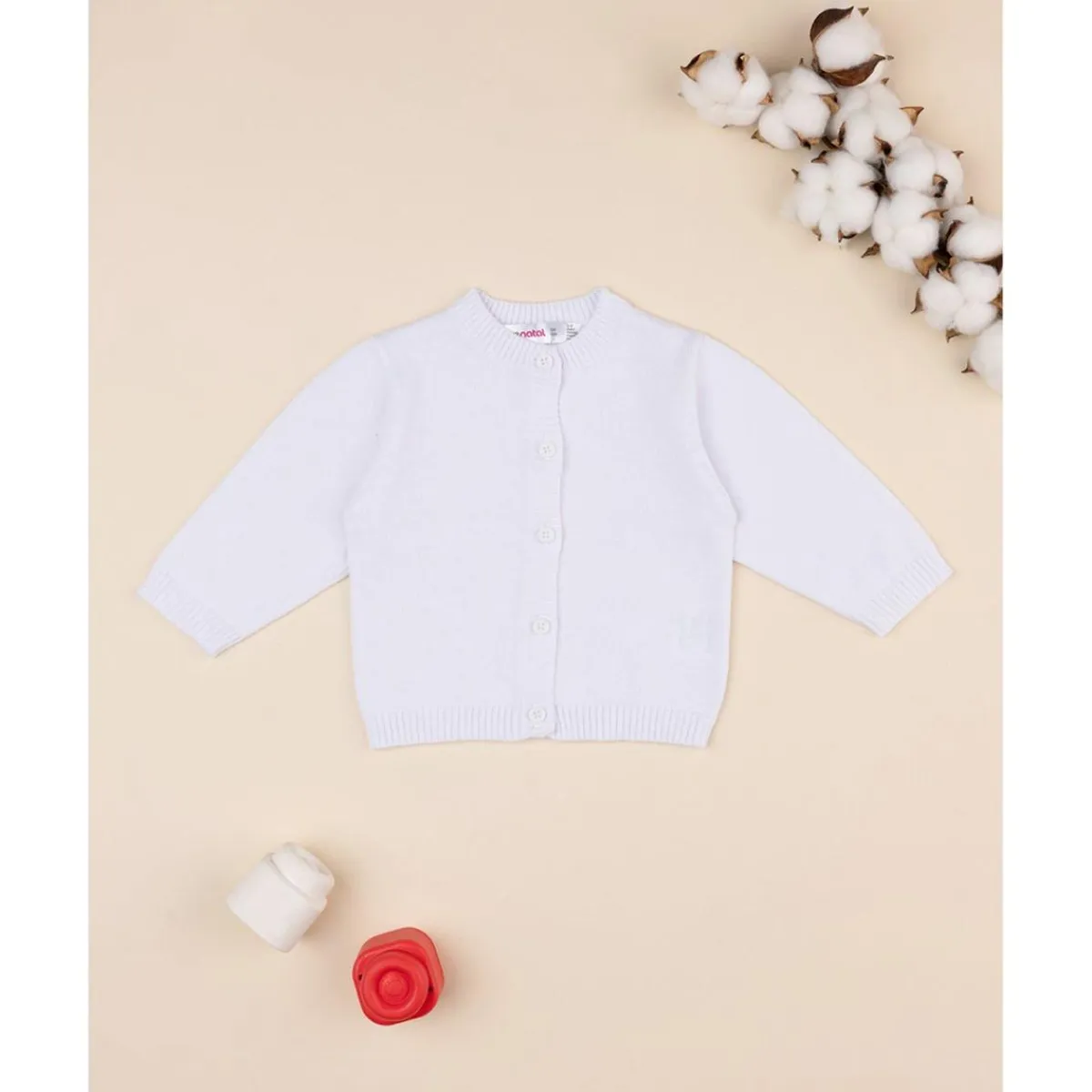 Chaqueta de punto blanca tricot conjunto de bebé*Prenatal Discount