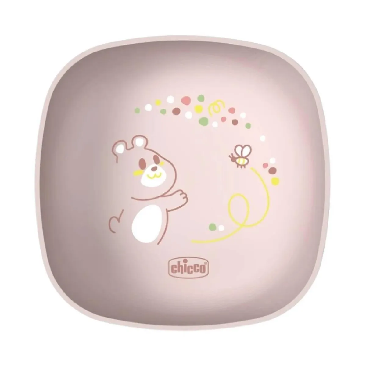 Hot - Bol con tapa 6M - Rosa Preparación Comida Y Accesorios·Platos Y Cubiertos Infantiles