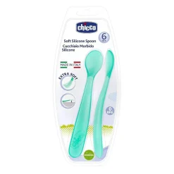 Best - Cuchara de silicona azul Preparación Comida Y Accesorios·Platos Y Cubiertos Infantiles