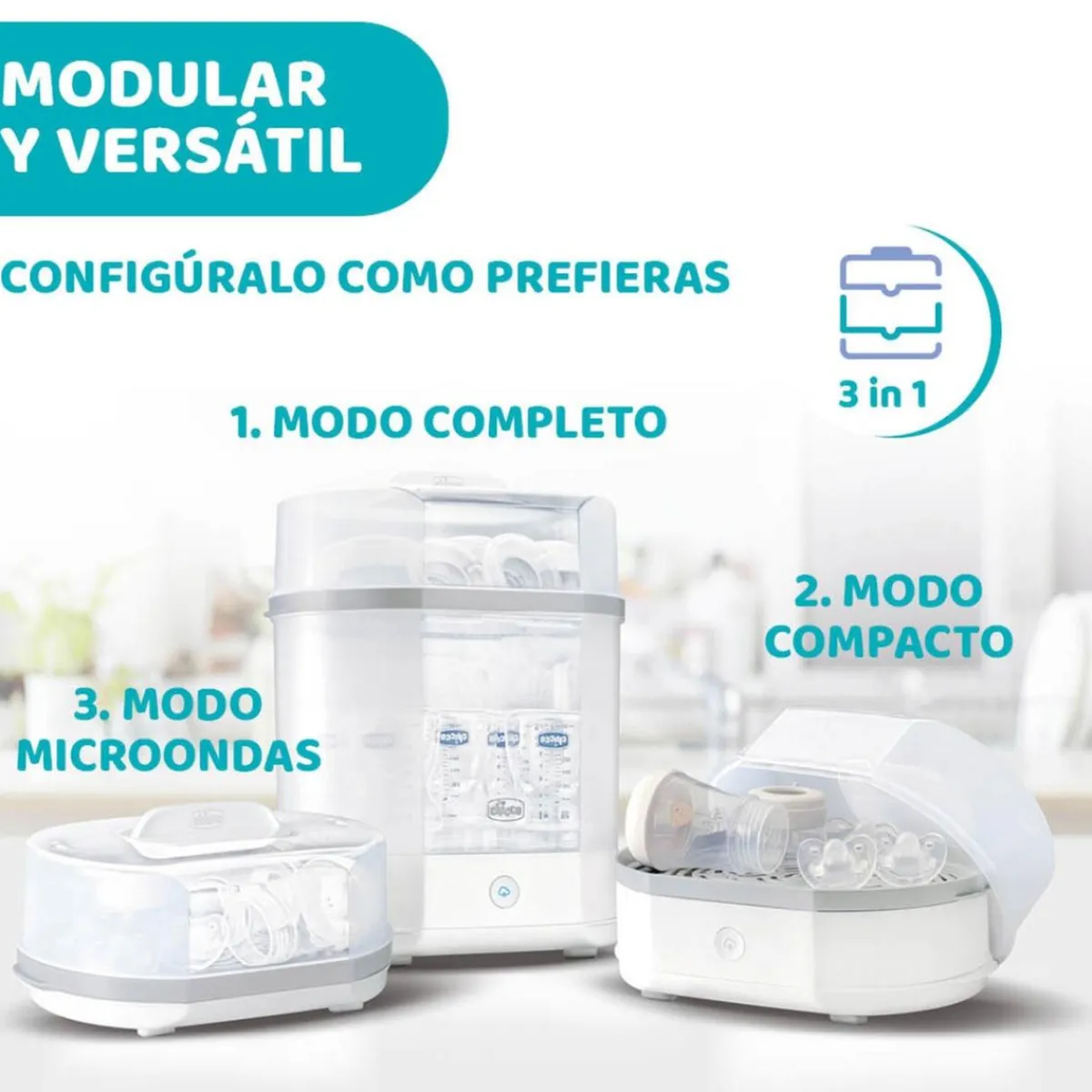 Outlet - Esterilizador de vapor Biberones Y Chupetes·Esterilizadores