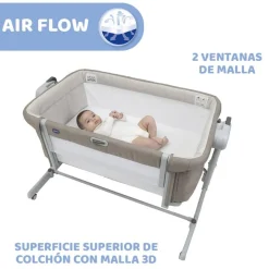- Minicuna Next2Me Magic Evo Desert Taupe*CHICCO Best