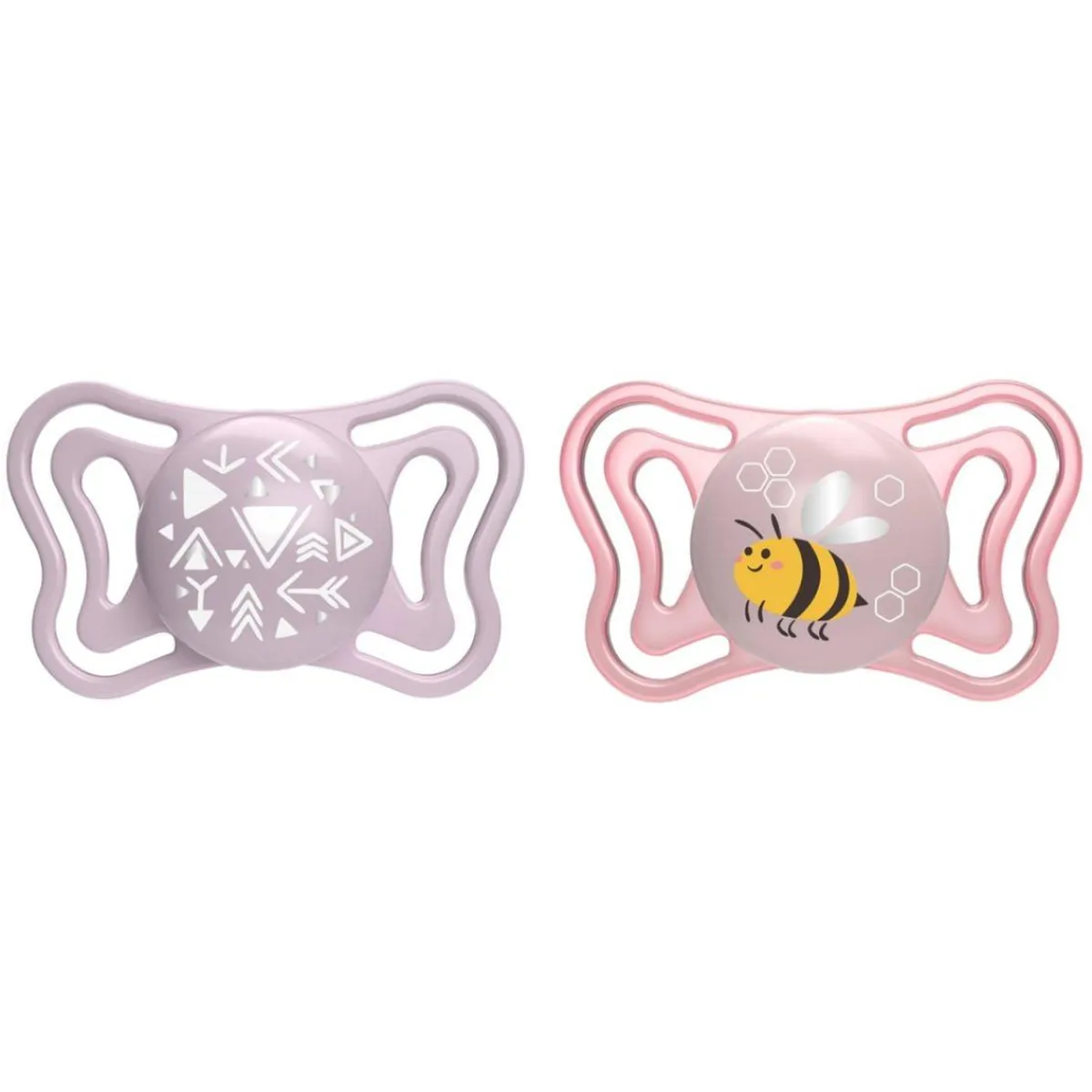 Best - Pack 2 chupetes Physio Light 2-6M - Rosa (Varios modelos) Biberones Y Chupetes·Chupetes