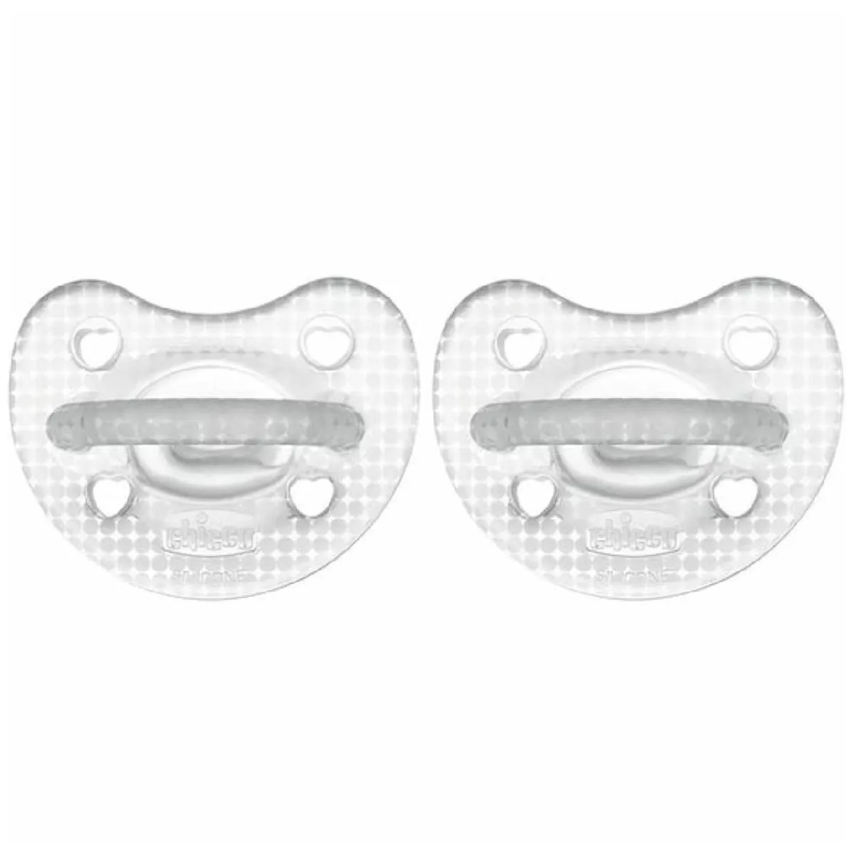 - Pack 2 Chupetes PhysioForma Crystal 6-16 meses*CHICCO Hot