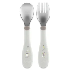 Best - Set de Cubiertos Acero Inoxidable - Gris Preparación Comida Y Accesorios·Platos Y Cubiertos Infantiles
