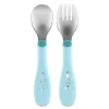 - Set de Cubiertos Acero Inoxidable 18M - Azul*CHICCO Hot