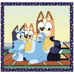 New - 3 puzzles 48 piezas - Bluey Juegos Y Puzzles