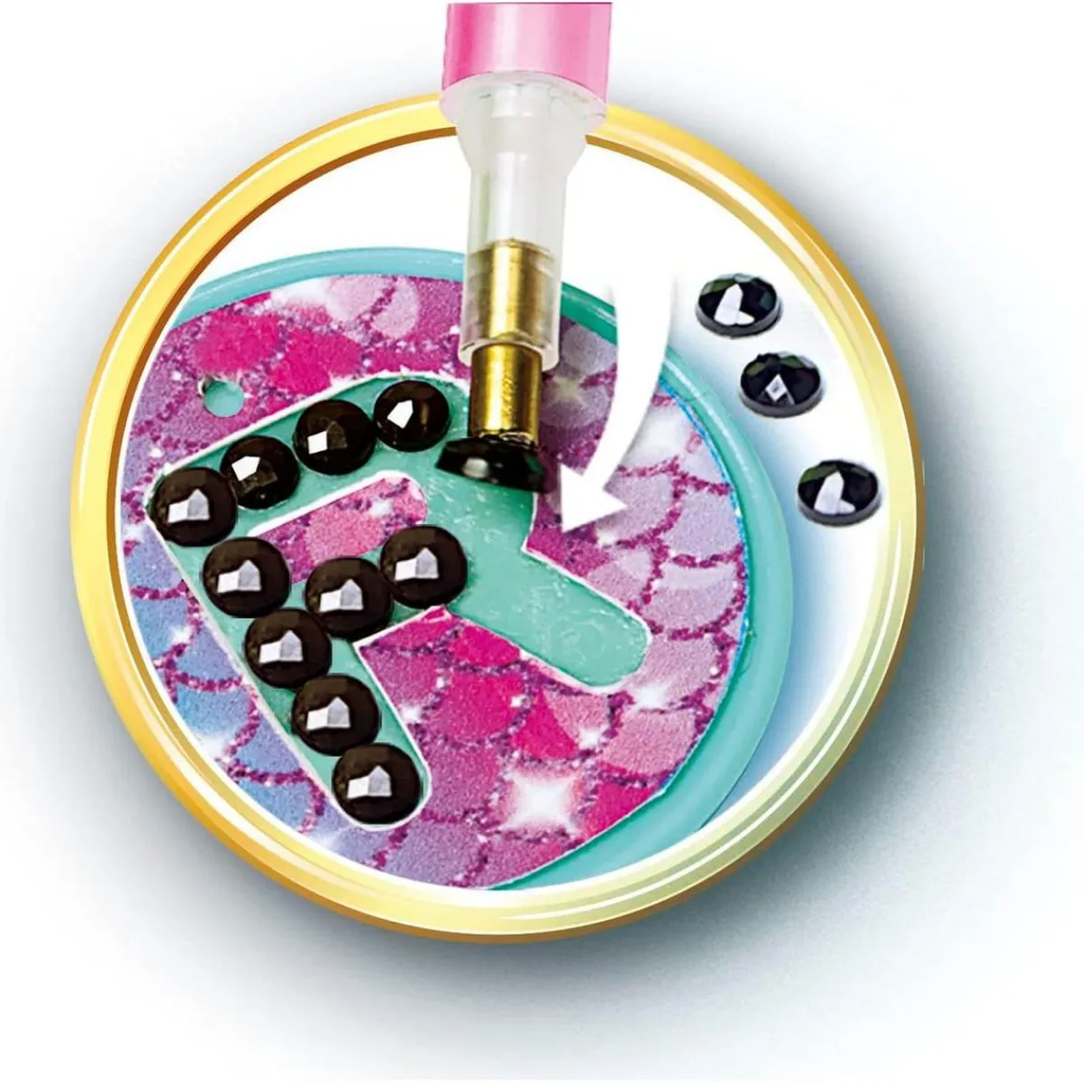 - Charms Lab hacer pulseras, collares y encantos multicolor juego creativo ㅤ*CLEMENTONI