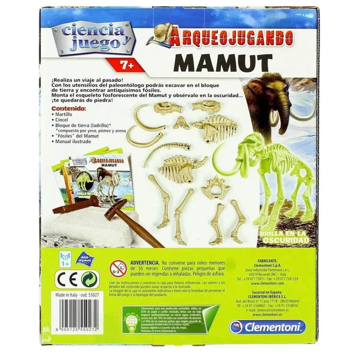 - Juego científico Arqueojugando Mamut fosforescente para excavar y montar dinosaurios ㅤ Steam
