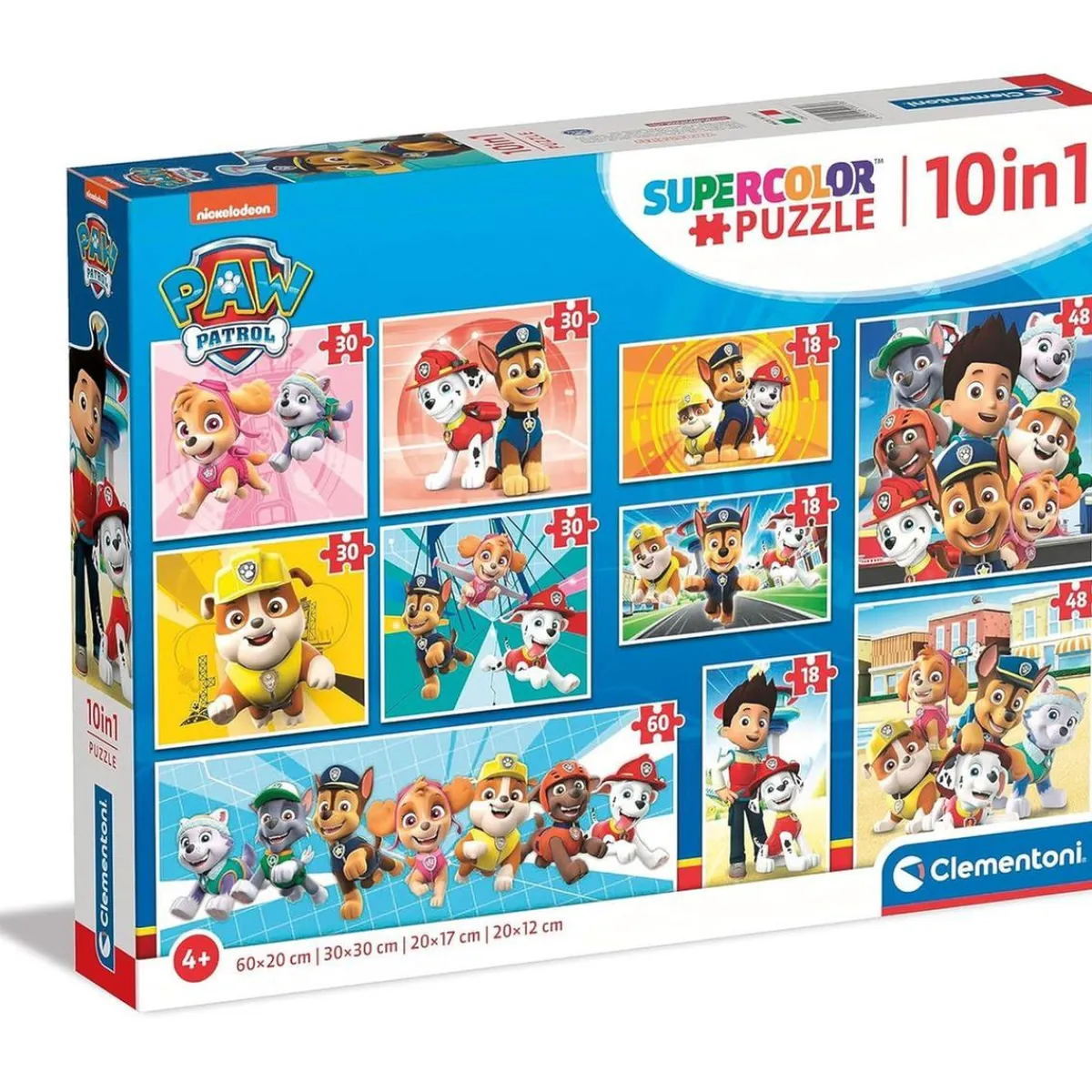 - Patrulla Canina - Puzzle infantil progresivo 10 en 1 de la Patrulla Canina ㅤ*CLEMENTONI Sale