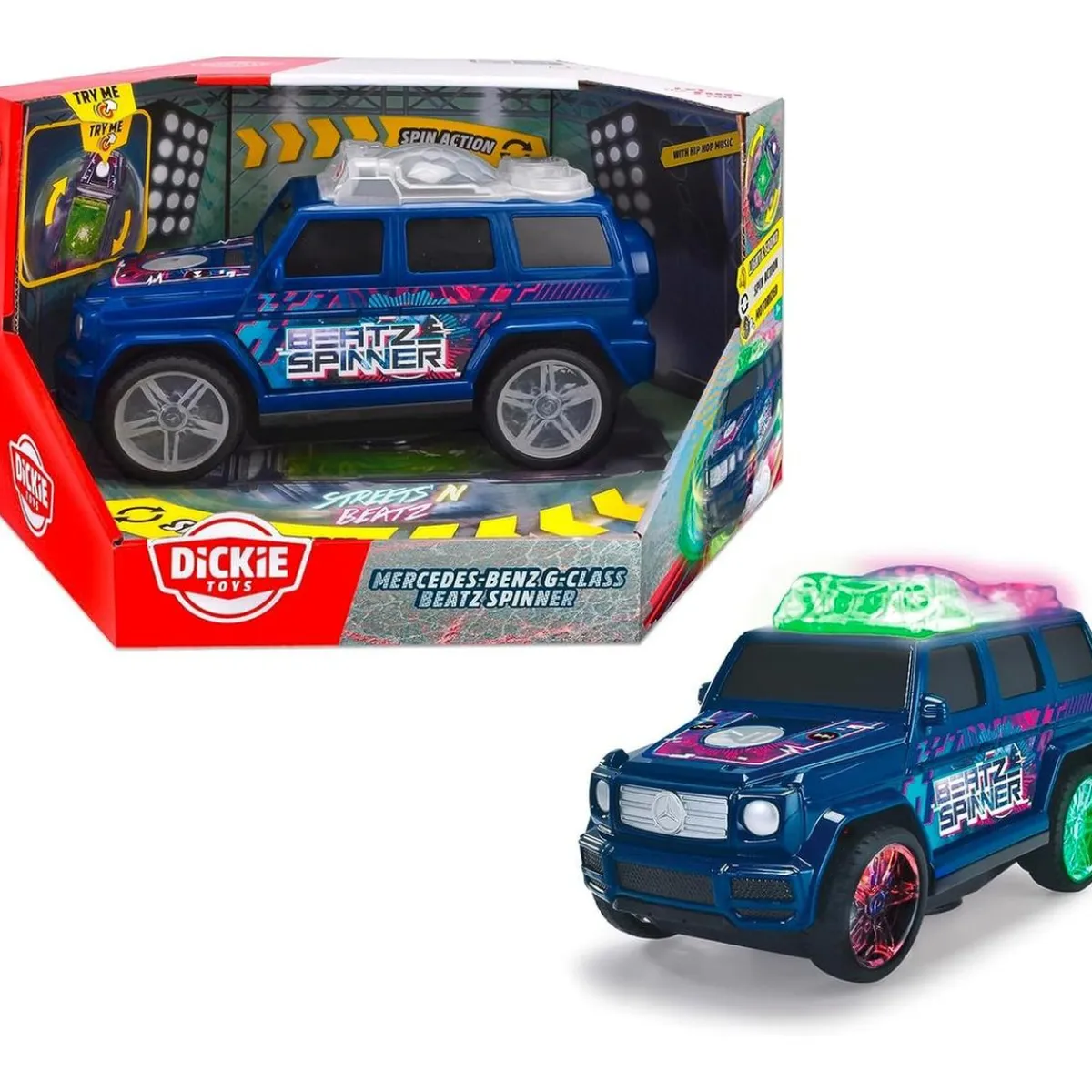 Sale Coche de juguete con luces intermitentes, música y giros, incluye pilas ㅤ Vehículos Y Circuitos