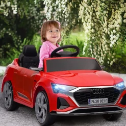 Coche Eléctrico Infantil Audi Q8 Etron Sportback 12V Rojo*AIYAPLAY Hot
