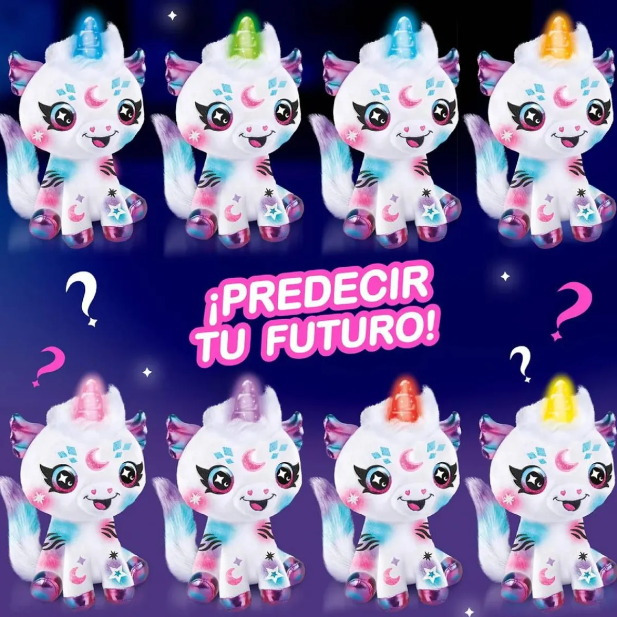Colorea tu unicornio mágico con cuerno luminoso Arte Y Manualidades